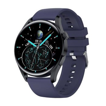 Smartwatch męski Hagen HC22 SET na niebieskim pasku silikonowym ⌚ z bluetooth 📲   (2).jpg